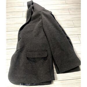 Izod Boys Charcoal Grey 2 Button Suit Jacket Blazer SIZE 10 Reg Polyester Blend